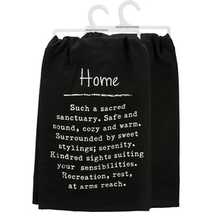 Home Such a Sacred Sanctuary Inspirational Kitchen Towel Dish Towel NWT - Picture 1 of 4