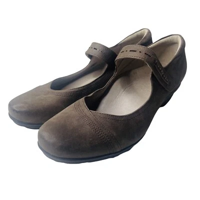 Abeo BioSystem Comfort Mary Jane pumps sz 7 N Brown Leather Narrow - Image 1 of 4