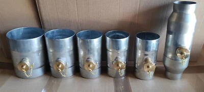 Zinc rain collector rain water collector water collector Ø 60-120 mm - Image 1 of 3