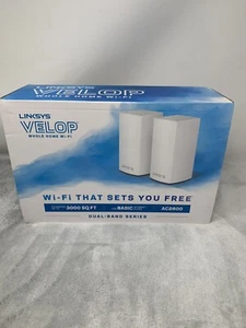 Linksys Velop Whole Home WiFi Dual Band Mesh AC2600 WHW0102 - Picture 1 of 9