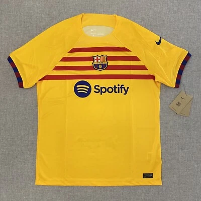 Camiseta de fútbol Nike FC Barcelona 4th Breathe para hombre grande 2022 23 nueva con etiquetas Foto 1 de 4