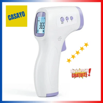 Thermomètre Médical Frontal Sans Contact Infrarouge - Mesure Précise et Facile - Photo 1/4