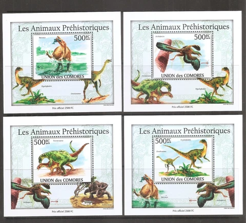 Comoro island / Year 2010.  Prehistoric Animals . MNH Cover