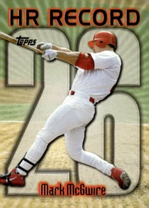 1999 TOPPS HOME RUN PARADE RECORD #220 MARK MCGWIRE HOMER #26 SINGLES SET BREAK - Picture 1 of 2