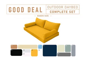 STYLE2 QUEEN SIZE Daybed Mattress Pillow Cushion Inserts and Covers COMPLETE SET - Picture 1 of 131