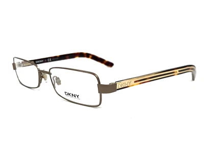 Marcos de gafas DKNY DY5585 1136 dorado tortuga rectangular borde de alambre 52-16-135 Foto 1 de 4