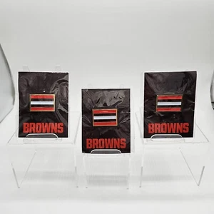 Cleveland Browns 2020 Official Hat / Jacket 3 Pin Set Season Ticket Holder Promo - Picture 1 of 6