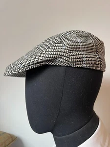 Rare Hackett Limited Edition Prices Trust Prince Of Wales Check Flat Cap POW - Picture 1 of 9