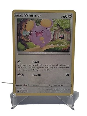 Whismur 116/168 Pokemon Celestial Storm Common Colorless LP Used See Pictures - Image 1 of 4