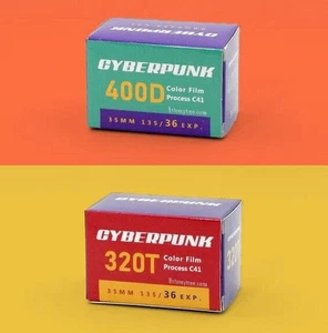 Mix 2 - Cyberpunk 400D & 320T 35mm 36exp C-41 Motion Picture Color Negative Film - Picture 1 of 13
