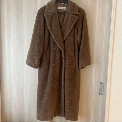 Chaqueta Max Mara Mujer Lana Alpaca Etiqueta Blanca Chester Abrigo Largo 36 Edición Limitada Foto 1 de 4