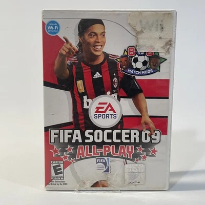 FIFA Soccer 09 All-Play Nintendo Wii Complete CIB Sports Soccer Game - Image 1 of 3