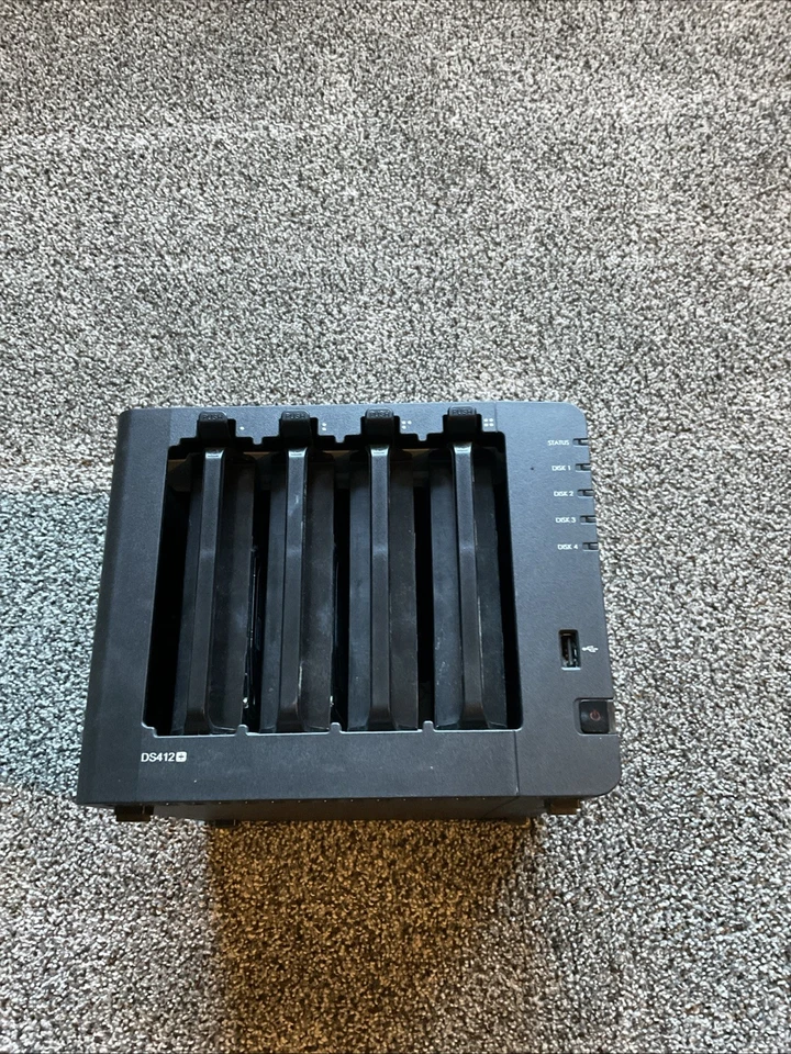 Synology DS412+ 4-Bay NAS with Four 1Tb WD HDD - Image 1 of 4