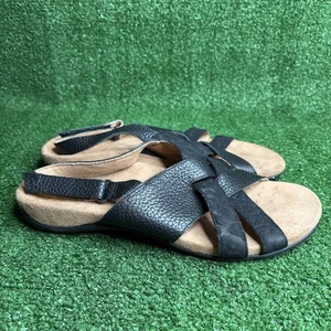 Vionic Eira Sandalen 10 schwarz Leder Orthesen Sandalen Damen - NEU - Bild 1 von 12