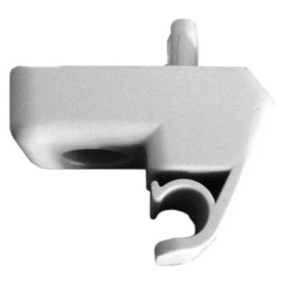 Gancio Visiera Parasole Adatto per FIAT Panda dal 2003 (Grigio Chiaro) DX=SX - Imagen 1 de 2