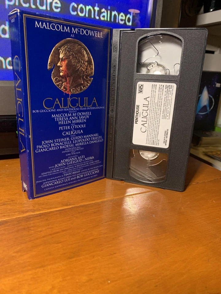 VHS Movie Tape CALIGULA Penthouse Films UNRATED/UNEDITED 148 Minutes 1991 - Image 1 of 2