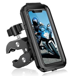 Motorcycle Phone Mount Waterproof Bike Phone Holder [Camera Friendly] [Touch ... - Picture 1 of 7