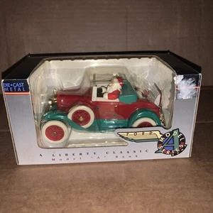 Liberty Classics Diecast Ford Model A Santa Claus Bank New In Box - Picture 1 of 9