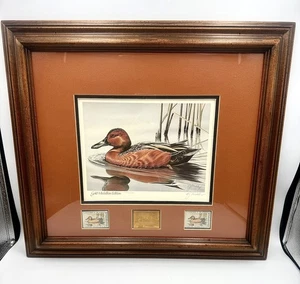 Ducks Unlimited 1985 Gold Medallion Ed. G. Mobley Signed No. 3779/6050 (3)Stamps - Picture 1 of 12
