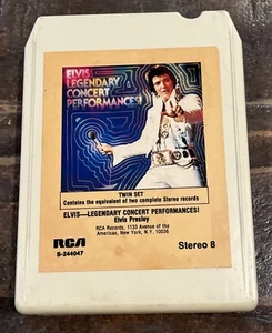 Elvis Legendary Concert Performances 8-Track Tape RCA S-244047 1978 - Picture 1 of 4