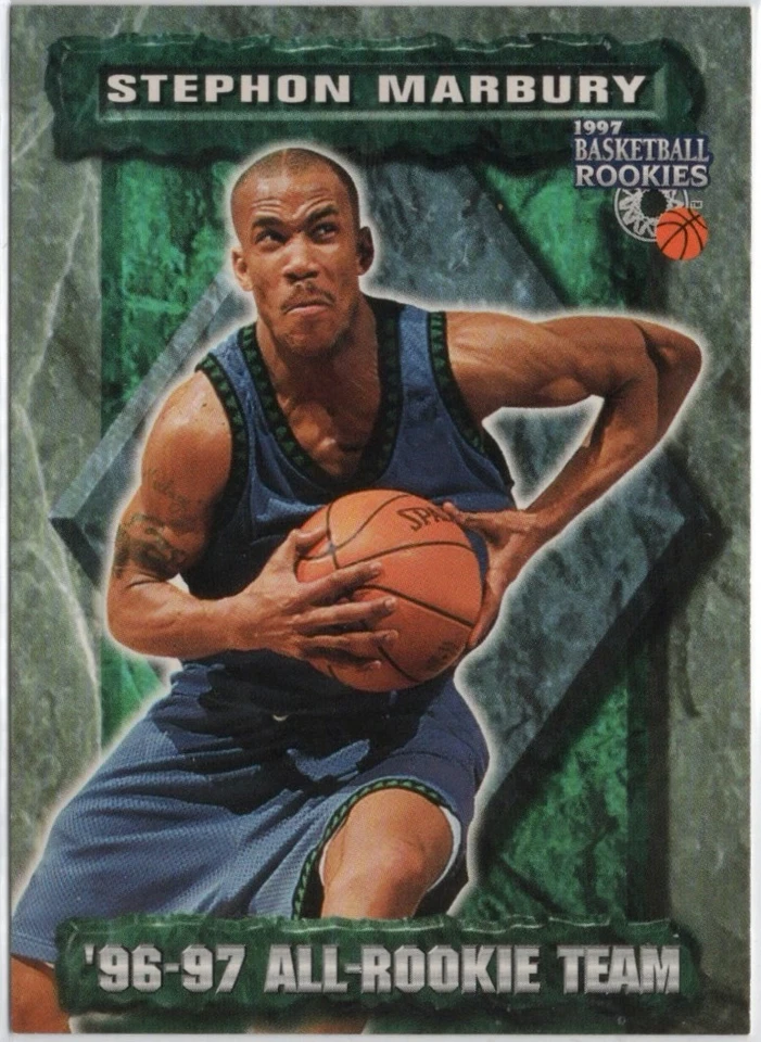 1997 Score Board Rookies Stephon Marbury Card #76 Timberwolves  - Image 1 of 1