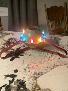 DWN• Steel Lighted Christmas Tree Stand 22" Leg 3.5” Trunk Diameter 48 T 1599 - Picture 1 of 6