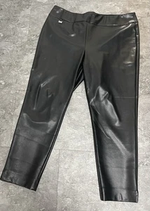 Joseph Ribkoff Designer- Hose im Leder -Look Größe 48. Wie Neu - Sehr bequem - Bild 1 von 4