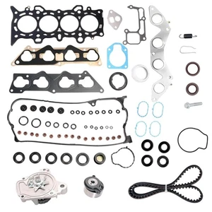1.7 Head Gasket Set Timing Belt Kit W/Water Pump fits for Honda Civic HX/EX 1... - Picture 1 of 7