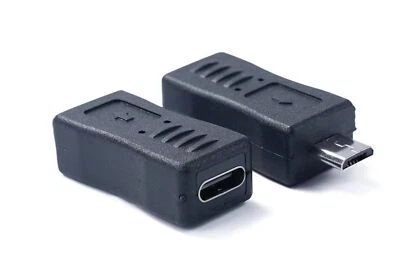 Micro-USB to USB-C Data Sync & Charge OTG Extension Adapter Male to Female - Image 1 of 4