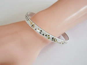 Marlene Vintage Email Armreif 12,9 g/Ø 6,6 cm/Breite:0,7 cm - Zdjęcie 1 z 6