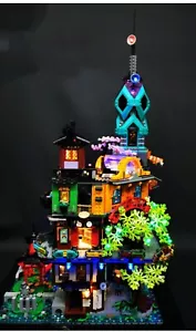 LED Lighting Kit for Lego NINJAGO City Gardens 71741 - Picture 1 of 7