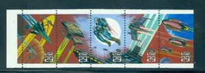 US 2741-2745 Space Fantasy, Plt #111 Booklet Pane/5 Mint NH - Picture 1 of 1