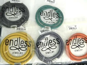 *BUY 1 GET 1* 5pc ENDLESS Pastel Colors 2X-3X Wrap Charm Bracelets 7.25"-7.5" - Picture 1 of 7