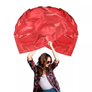 Frauen Mädchen Party Outdoor Flügel Flagge Requisiten Lob Tanz Anbetung Banner mit Stick - Bild 1 von 13