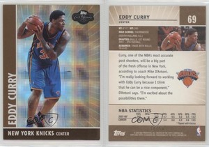 2008-09 Topps Co-Signers Bronze Hyper /50 Eddy Curry #69
