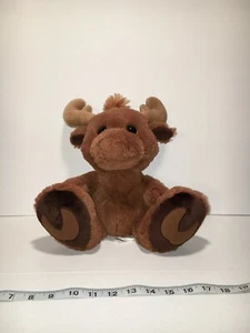 Aurora World 2016 10" Brown Moose Plush Stuffed Animal  - Picture 1 of 6