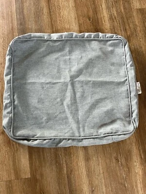 Sunbrella Cushion Cover Light Grey Slipcover for Outdoor Patio Chair — 第 1/3 张图片