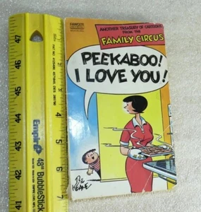 1971 Peekaboo I Love You FAMILY CIRCUS Newspaper Comic strip compilation Book - Picture 1 of 13