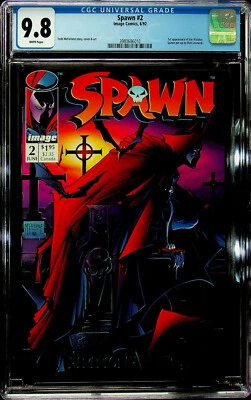 Spawn #2 (Jun 1992, Image) - CGC 9.8 Cert #3980686010 - Image 1 of 2