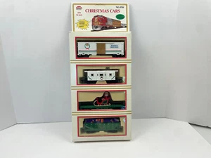 Limited Addition Collector Series Christmas Train Cars Set of Four HO Scale - Picture 1 of 7