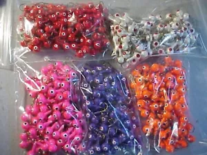 100 NUOVE TESTE GALLEGGIANTI WALLEYE JIG 1/4 TAGLIA 2 MASCHERE DA PESCA OZ - Foto 1 di 6