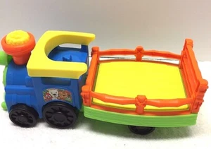 2017 Mattel Little People Train/Truck Musical Sounds Blue/Green/Yellow - Picture 1 of 6