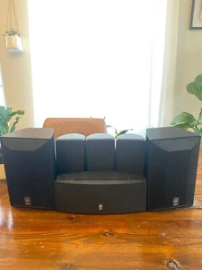 Yamaha- NS-AP1405BLS, NS-AP6500S 6 Channel Vintage Surround Sound Speaker Set - Picture 1 of 24
