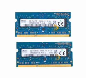 SK HYNIX 8GB 2pcs x4GB 1RX8 PC3-12800S-11-12-B4 ddr3 1600mhz so-dimm ram memoria - Picture 1 of 10