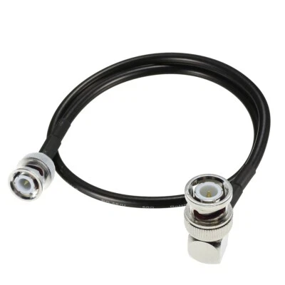 RG58 BNC MALE to BNC MALE RIGHT ANGLE connector Lot radio antenna coaxial cable - Image 1 of 4