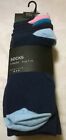 New Look Men's Navy with Coloured top and bottom Size 7- 11 - 5 pairs