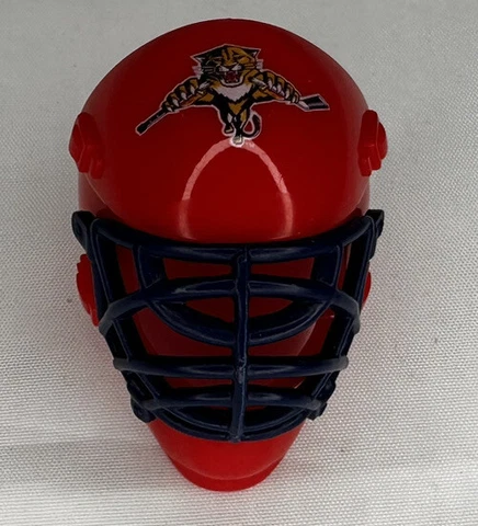 Florida Panthers NHL Franklin Mini Gumball Goalie Mask Black Red Vintage!!! Cover