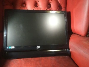 AOC LED Monitor (LED Backlight) E966Sw 185LM00017 Black Screen PC VGA (28) - Picture 1 of 8