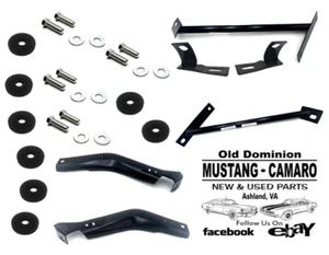 1965-1966 Mustang Front Inner & Outer Bumper Bracket Kit - Set - Picture 1 of 9