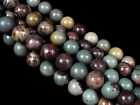 Gemstone Beads Leopard Skin 10mm Round Beads 35cm Strand Jewelry 